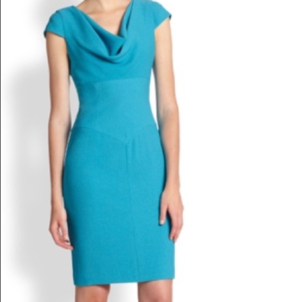Black Halo Gretchen Dress Aqua, Size 10